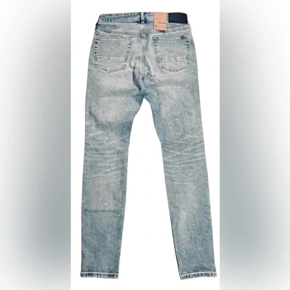 NWT Pacsun Stacked Skinny Paint Splatter Distressed Jeans